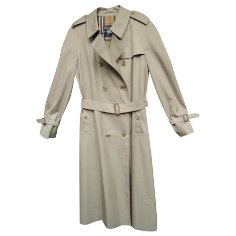 womens burberry trench coats polyester